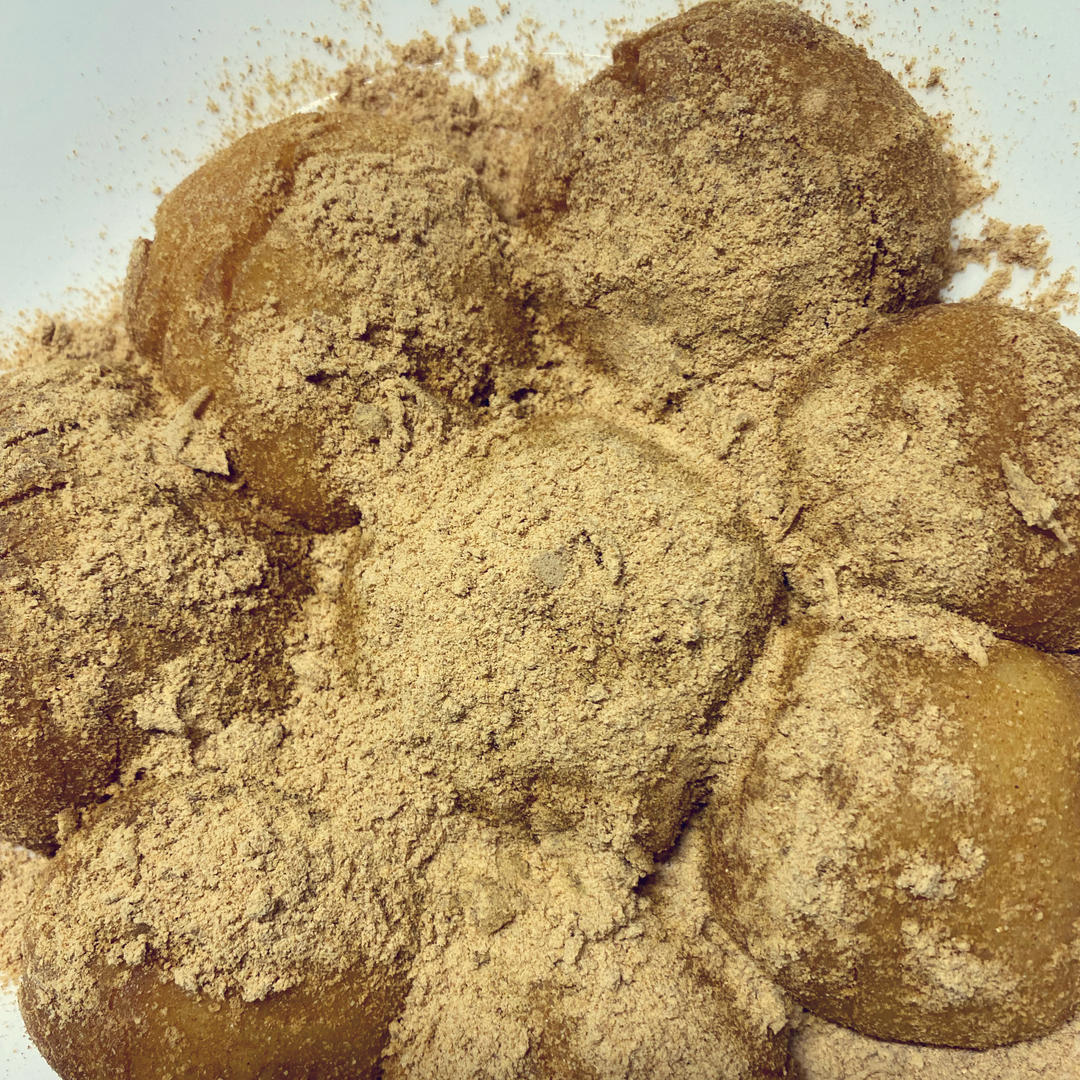 香甜软糯❗️好吃到哭的黄豆糯米球，巨简单～