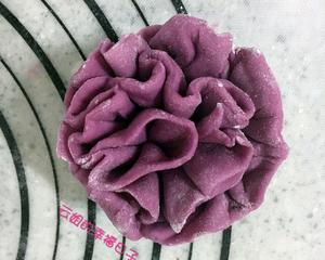 紫薯康乃馨花馍的做法 步骤7