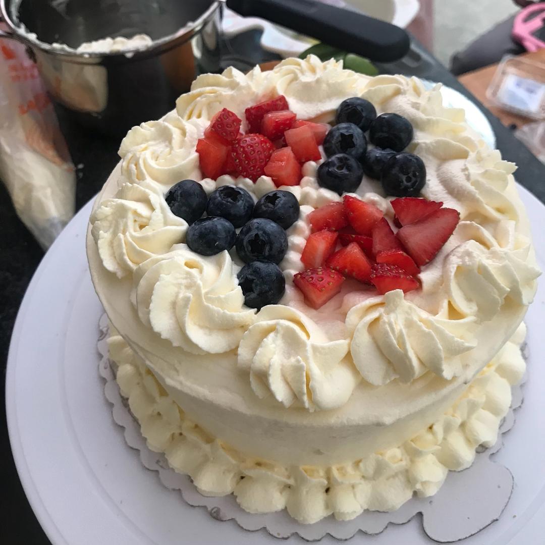 戚风蛋糕完美脱模+切片