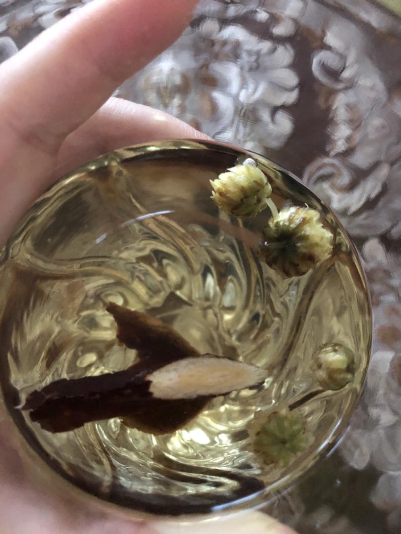 三伏天陈皮甘草杭白菊特饮