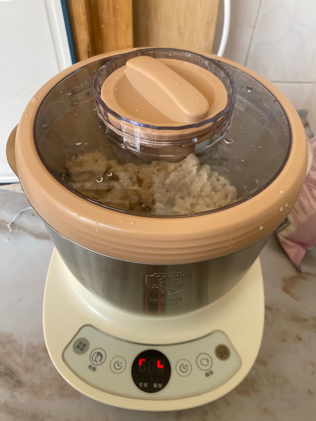 做一次就成功的牛奶吐司面包（手和面揉出手套膜）最后附全麦吐司