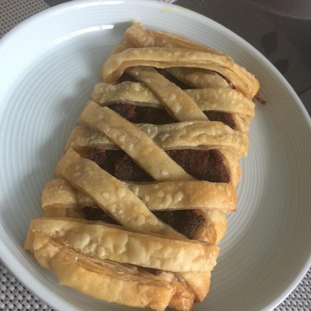 红豆千层酥
