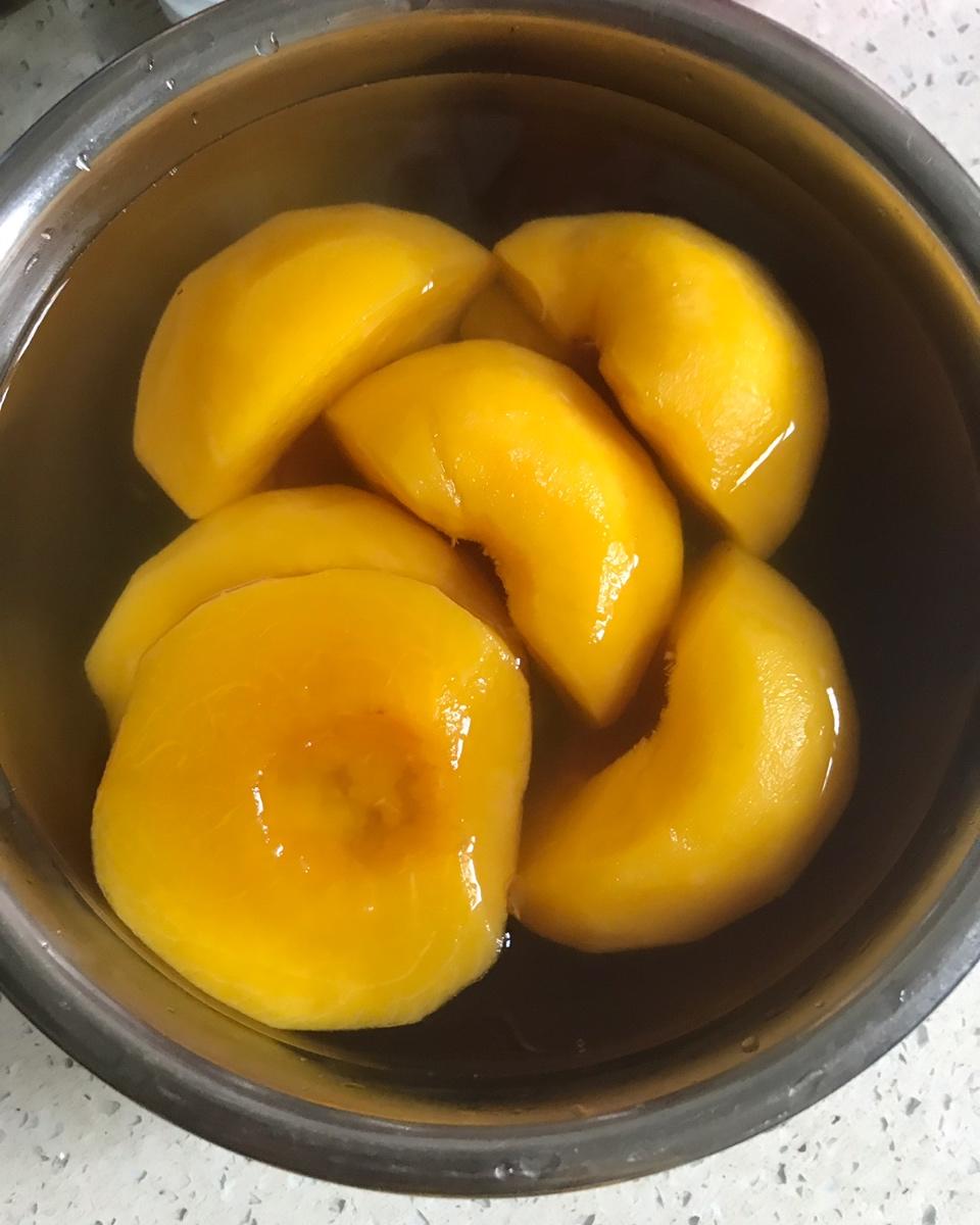冰糖黄桃罐头（附常温保存方法）