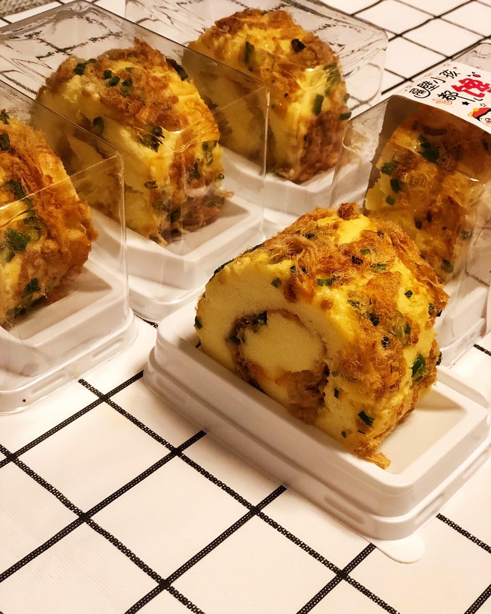 香葱肉松卷 蛋糕卷-无敌美味