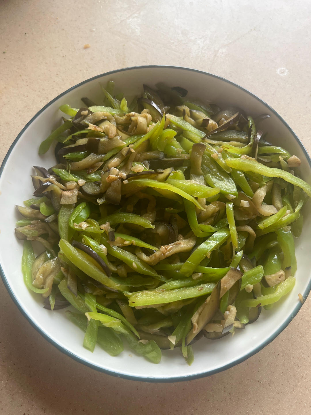 青椒茄子丝