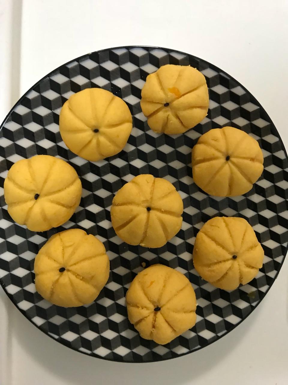 可爱呆萌南瓜饼