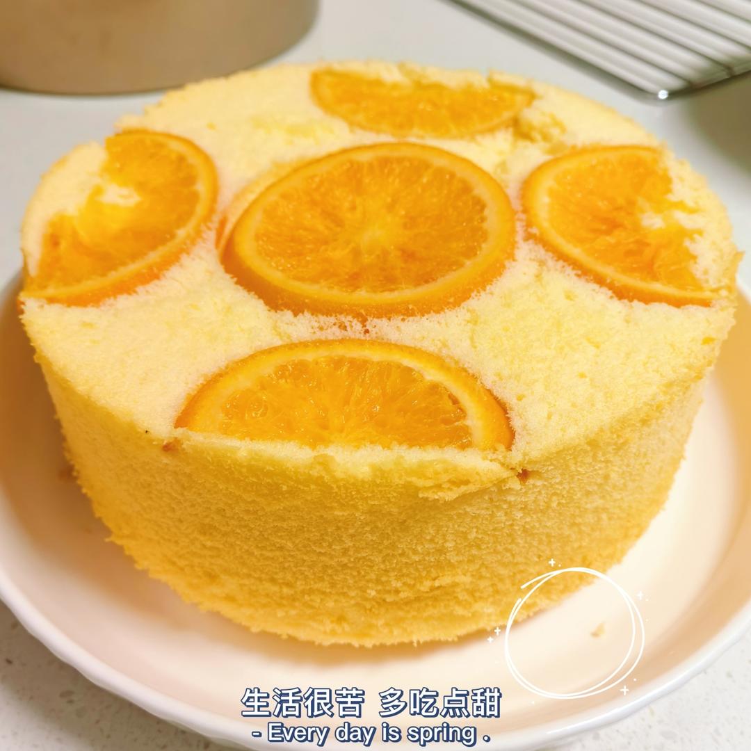 香橙蛋糕 香橙 戚风蛋糕