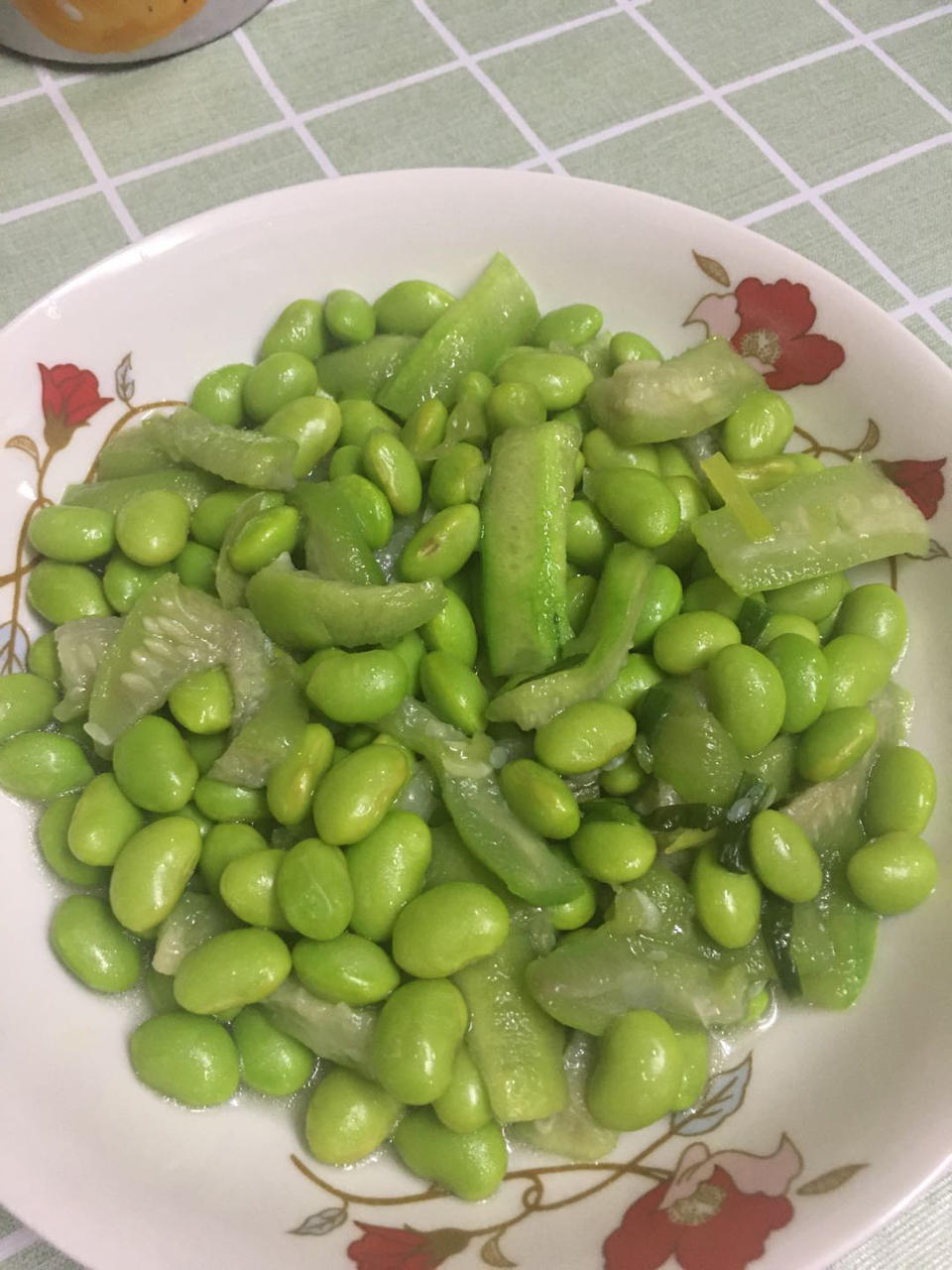 丝瓜毛豆