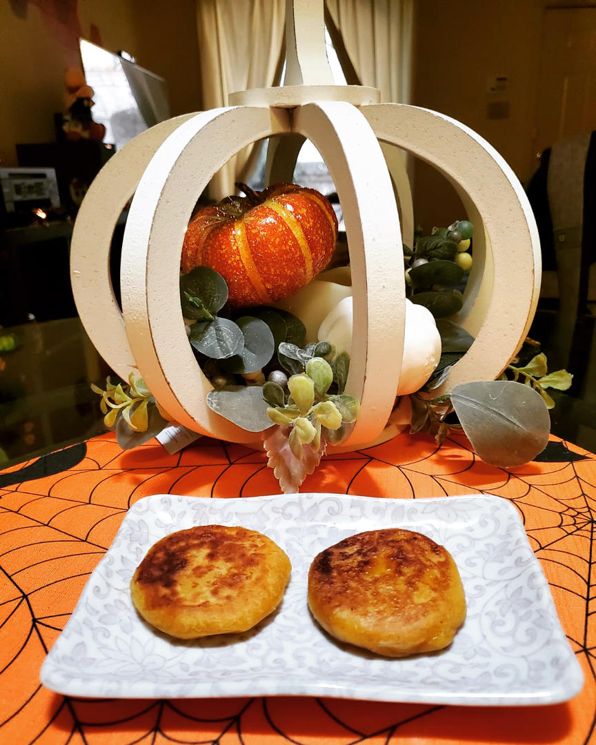 糯叽叽的南瓜饼