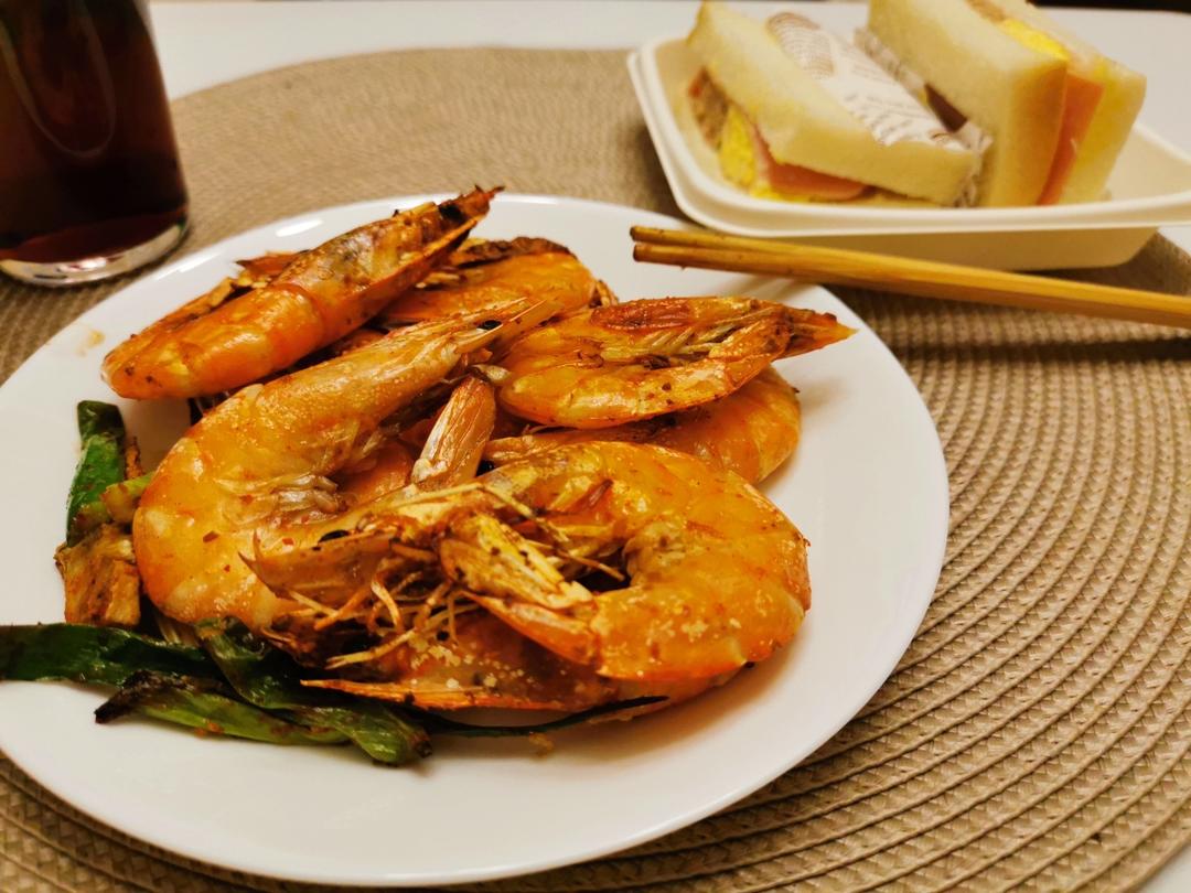 空气炸锅烤虾🦐