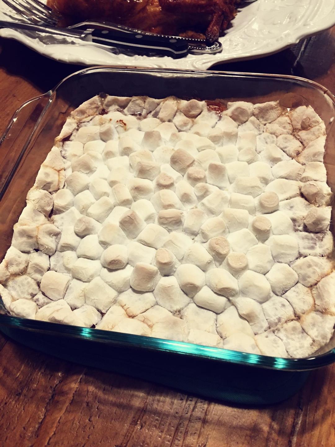 棉花糖烤番薯泥的做法