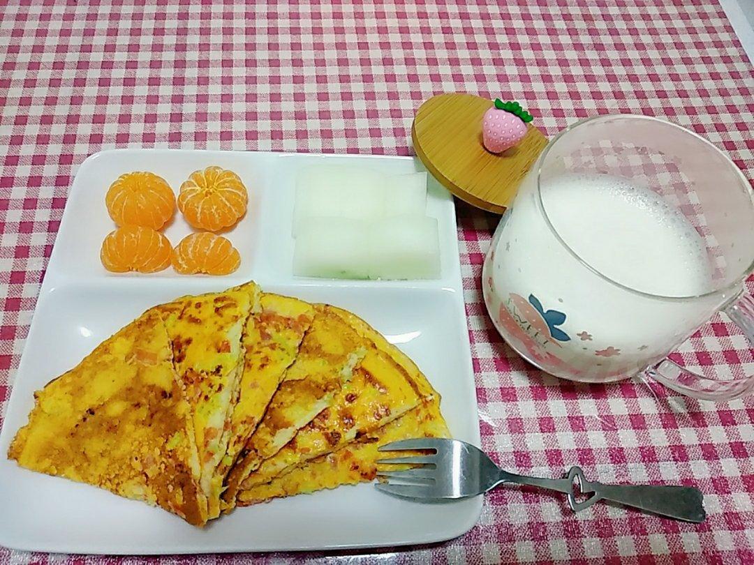 西红柿蛋饼