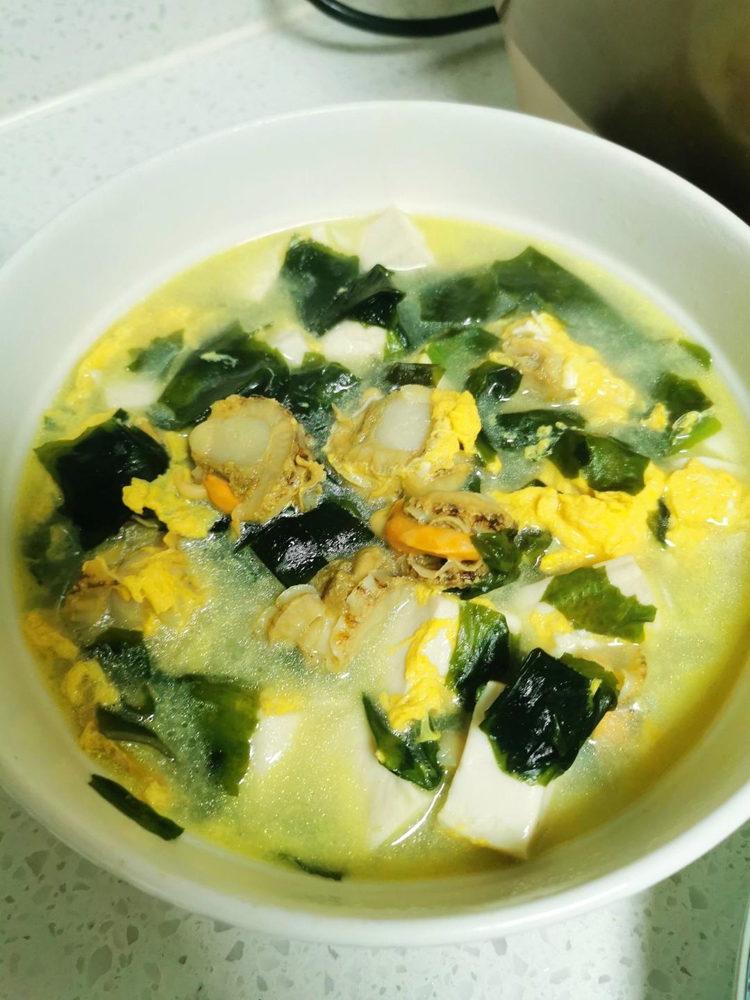 孩子增高汤 | 虾仁豆腐裙带菜汤