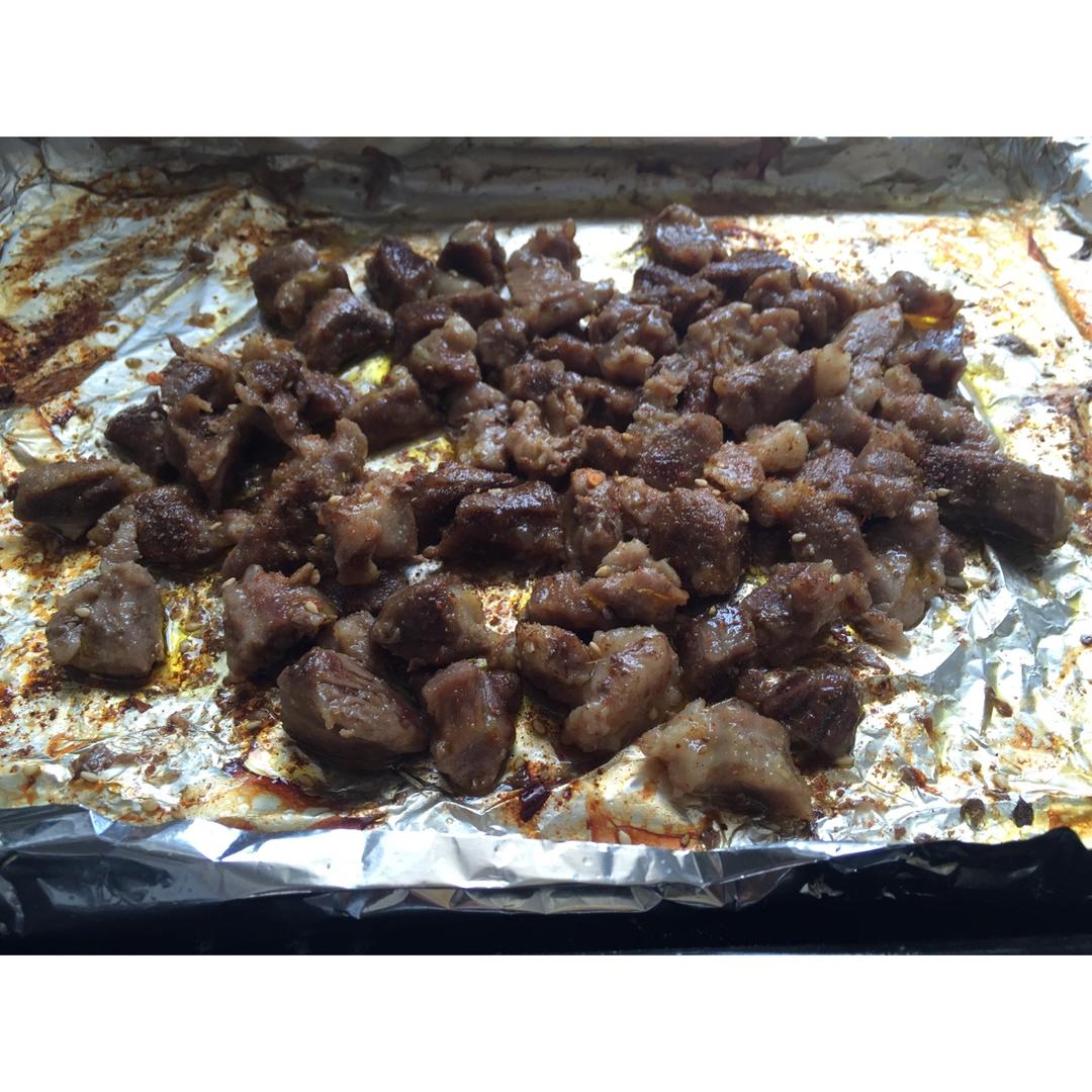 烤箱版烤羊肉串