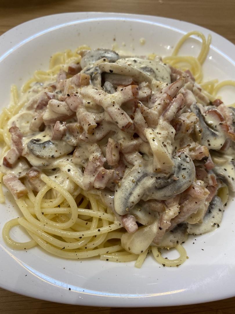 奶油培根意面🍝