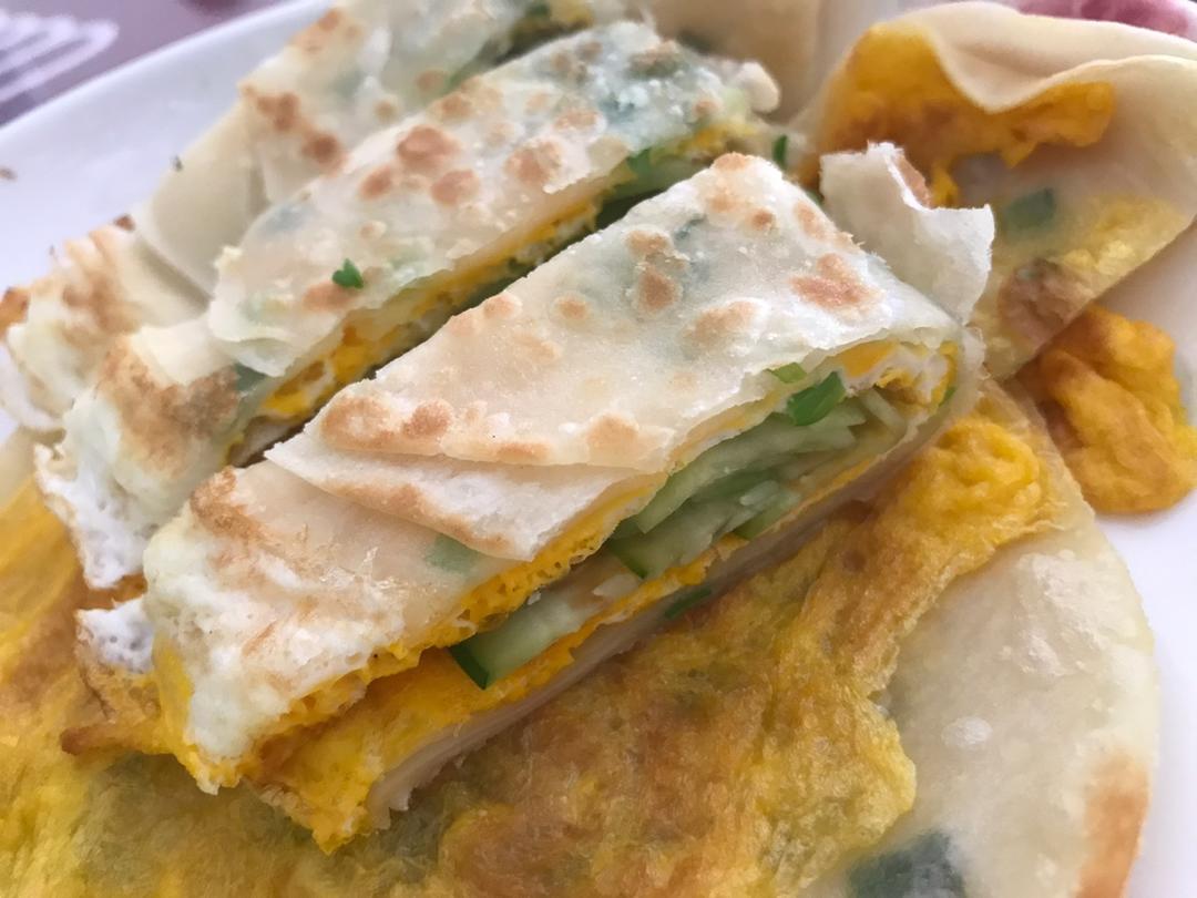 饺子皮千层饼