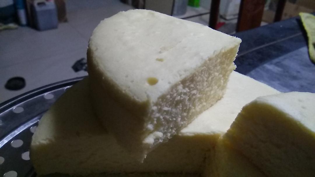 水嫩烫面蒸蛋糕