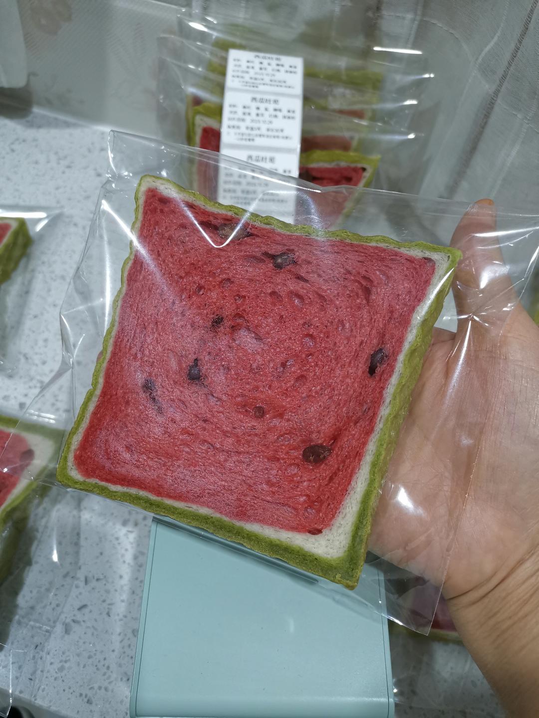 【西瓜吐司】-给视觉降温