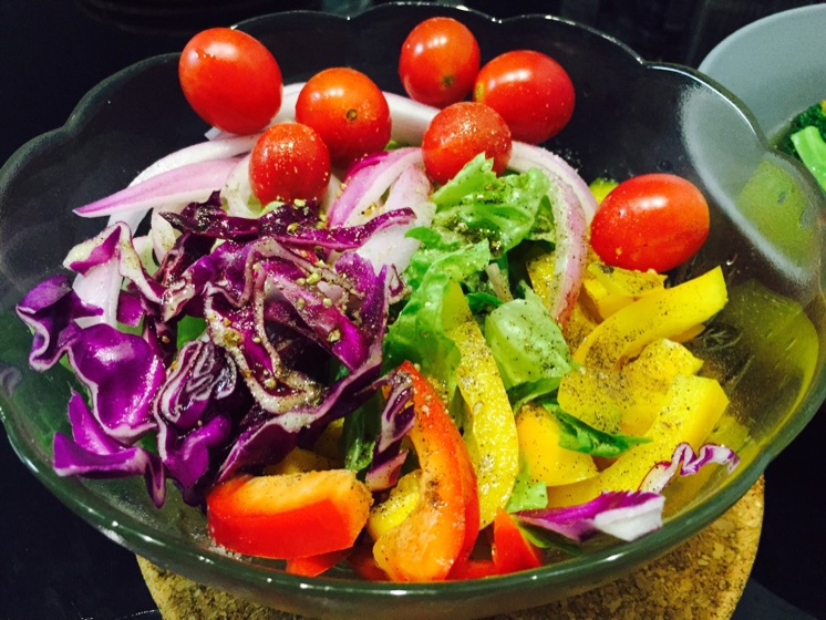 油醋汁苦苣沙拉