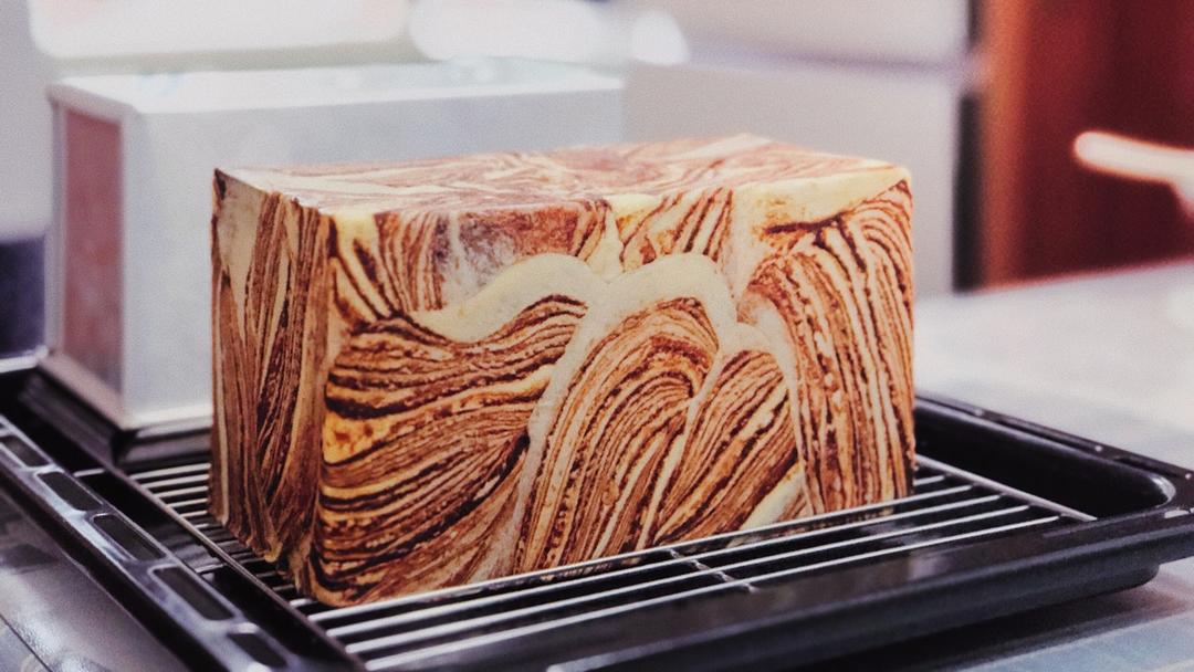 豆沙大理石吐司