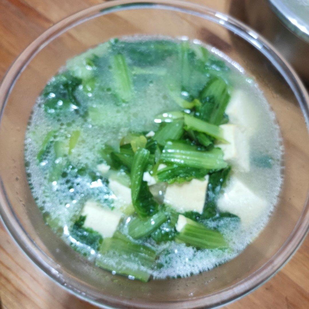 小白菜豆腐