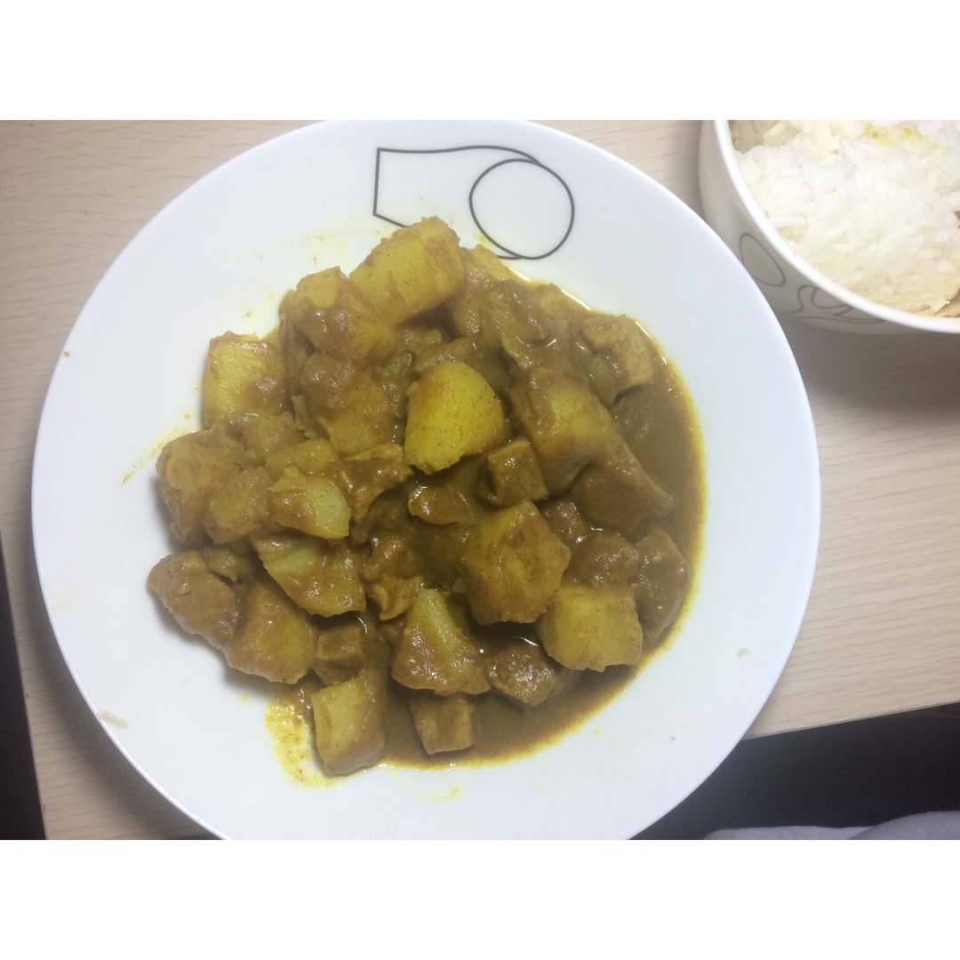 浓香咖喱土豆肉块