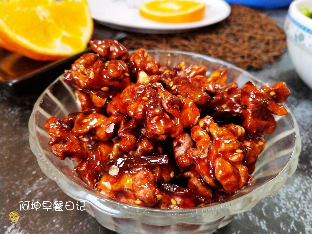 【琥珀核桃仁】冰糖无油不粘手