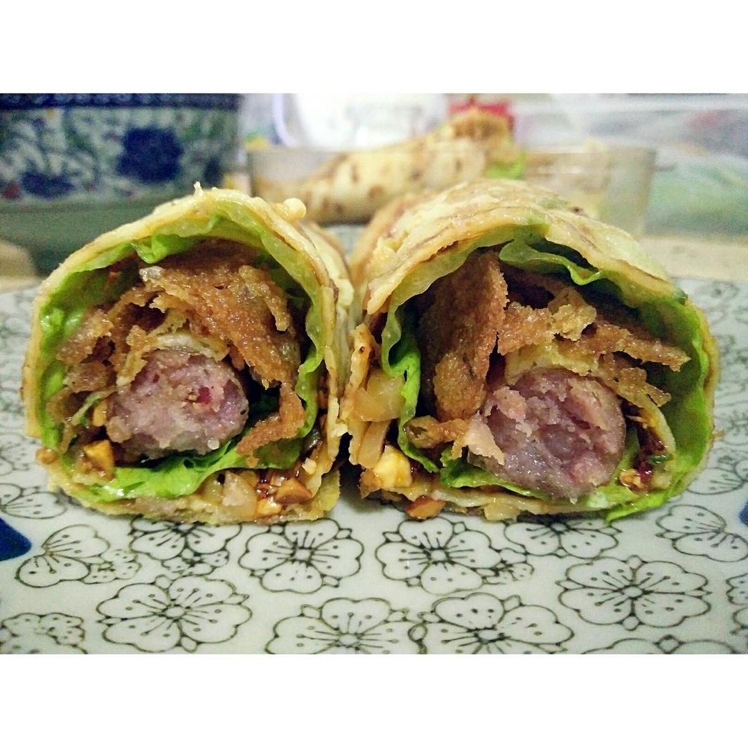 煎饼果子薄脆的制作