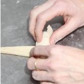 牛角面包Croissant（面包机＋手工）的做法 步骤15