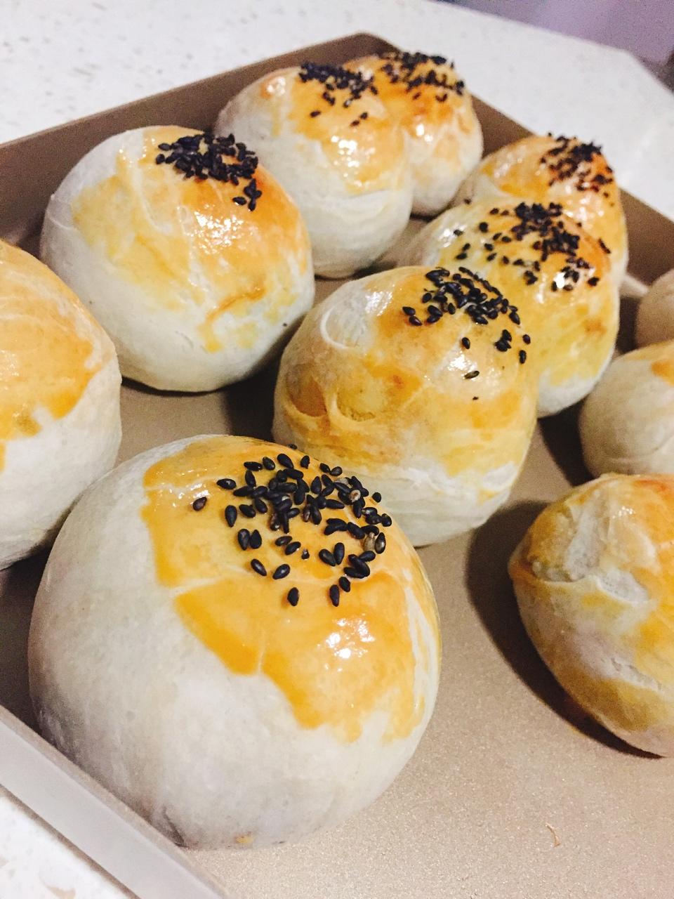 ㊙️网红麻薯肉松蛋黄酥🔥，好吃到爆‼️