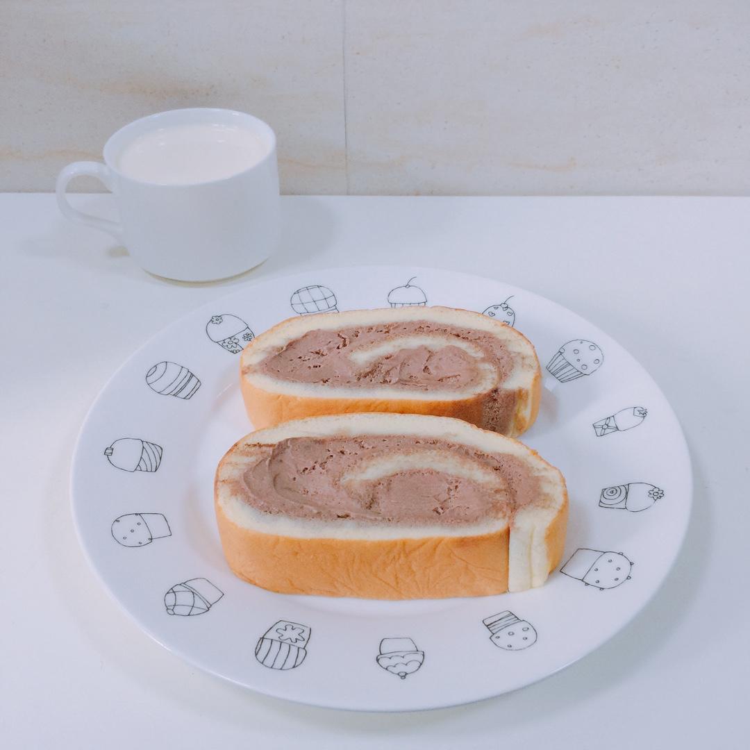 甘纳许巧克力蛋糕卷