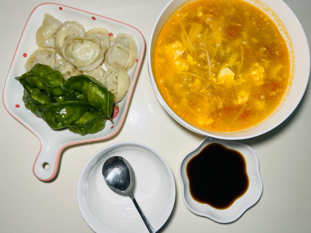 超浓郁的西红柿鸡蛋汤