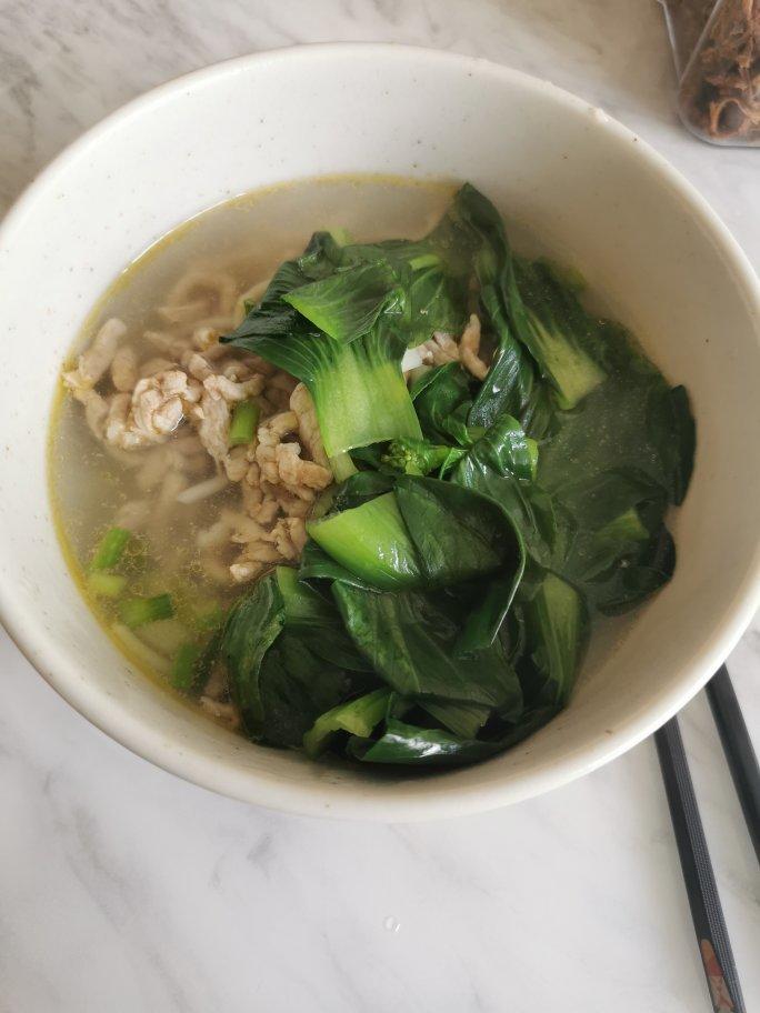 经典早餐【肉丝汤面】