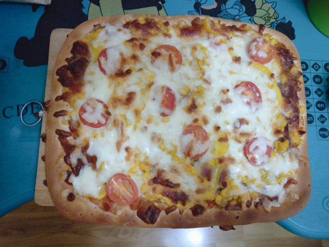 自制厚底披萨面饼