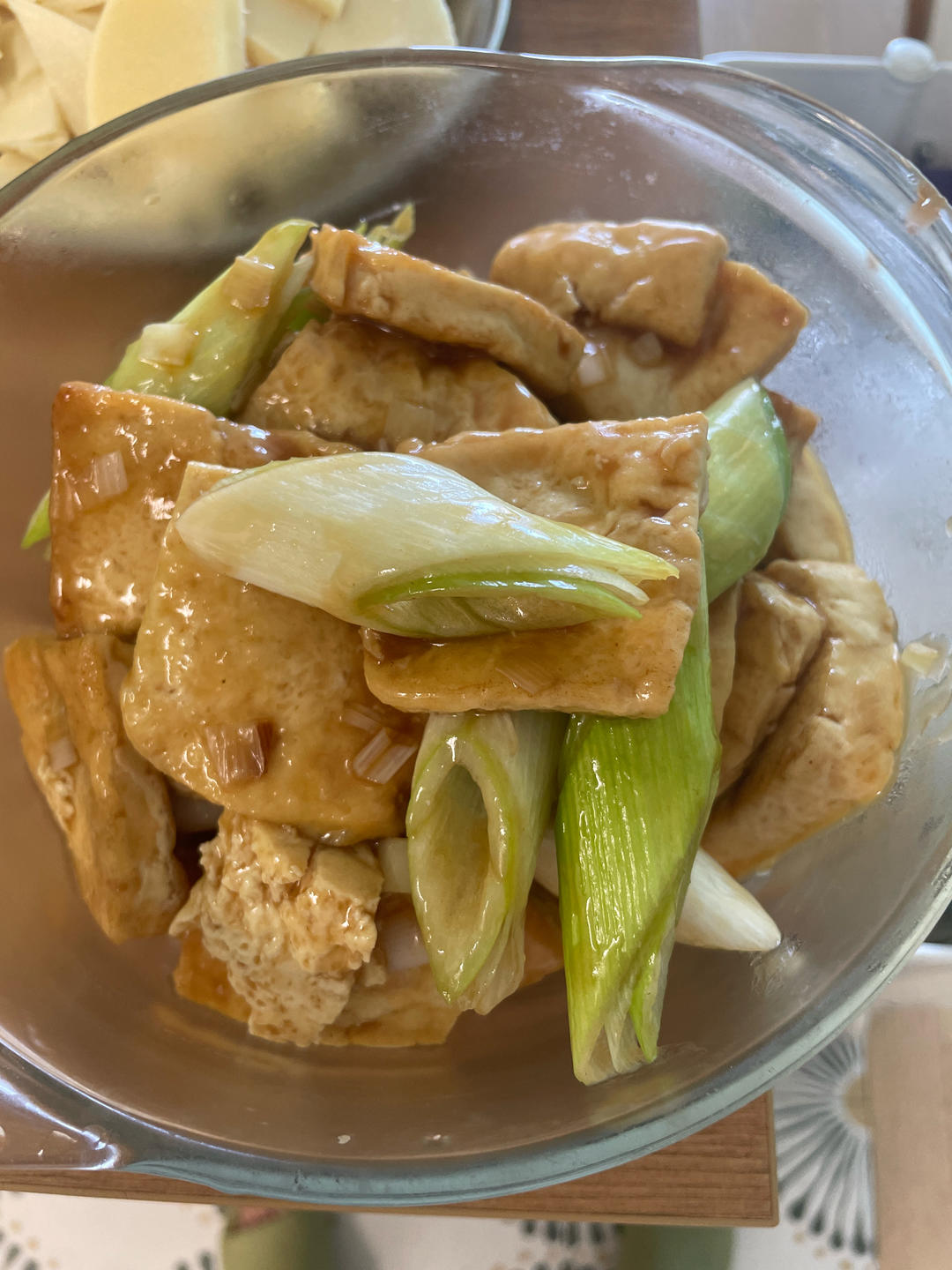 大葱烧豆腐