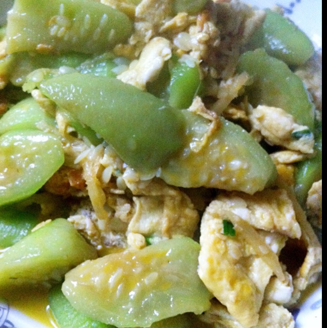 丝瓜炒蛋