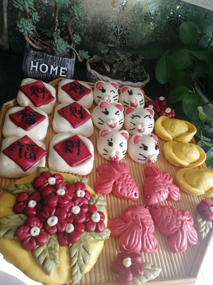 简单花样馒头（五）——海棠花