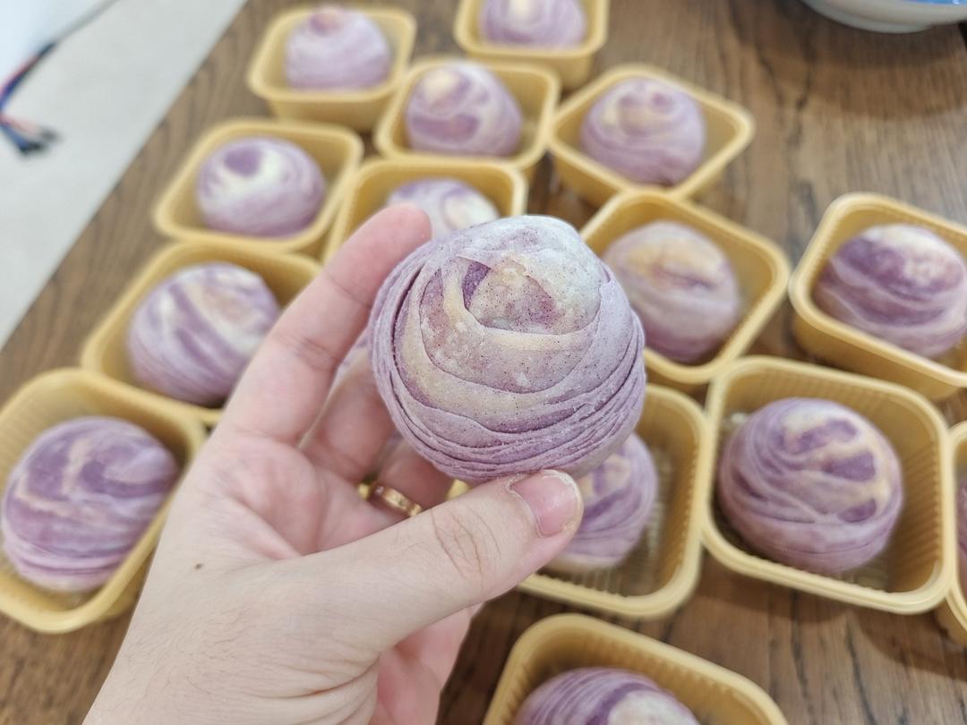 麻薯香芋酥/台湾大甲芋头酥(无猪油完美复刻2015.10修订各种抹茶酥、绿茶酥、蛋黄酥、紫薯酥通用哟）