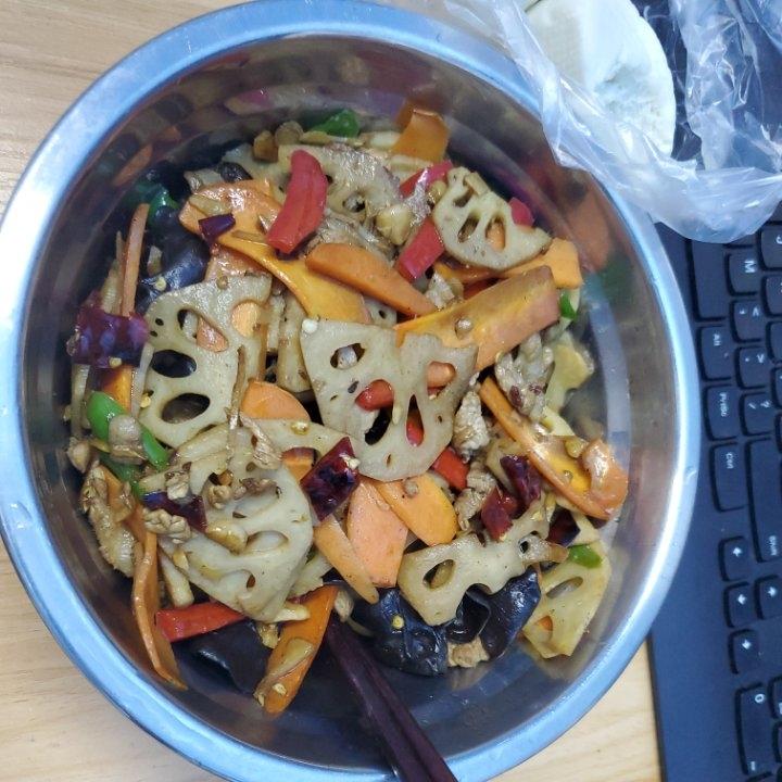 家常素食清炒莲藕片