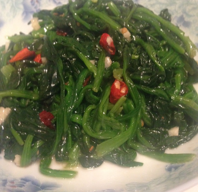 凉拌菠菜