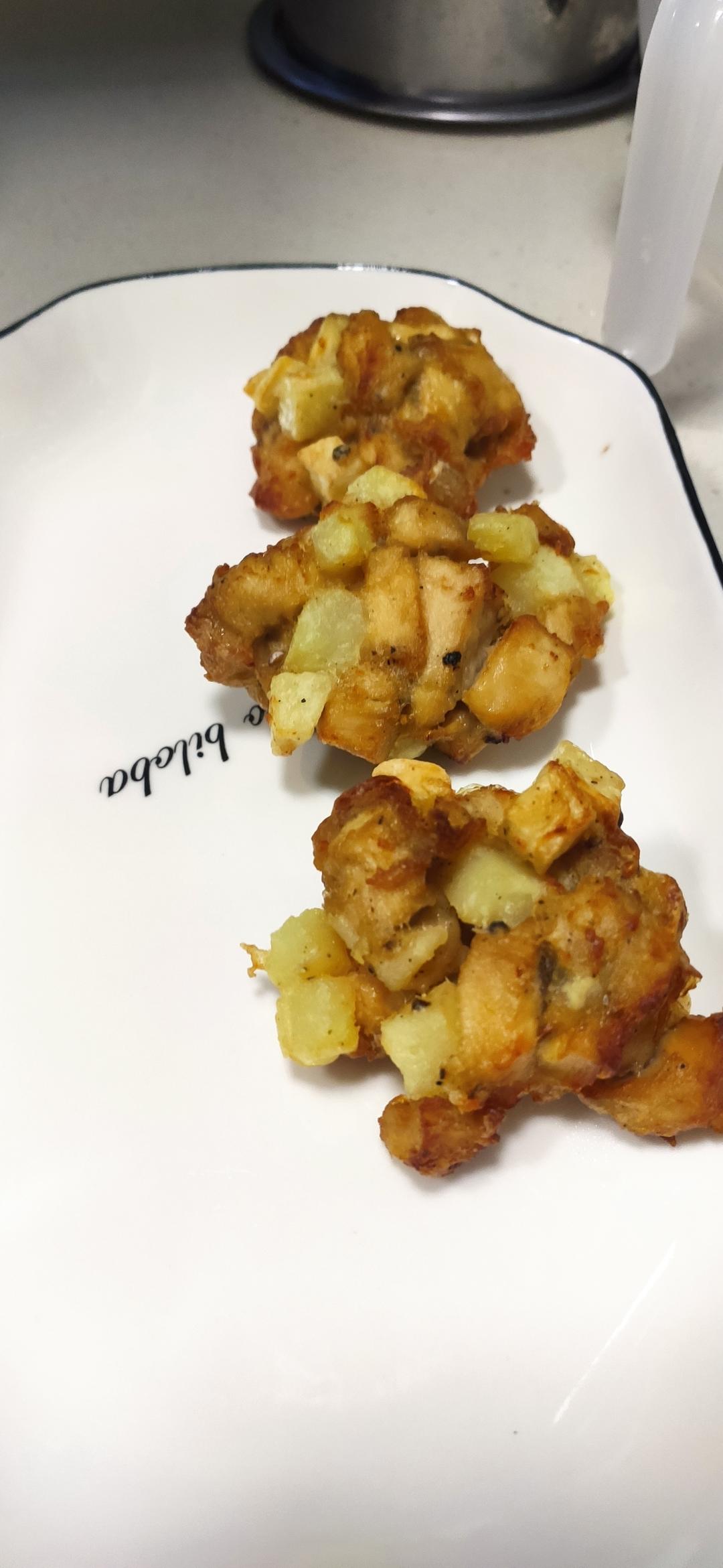 土豆鸡肉饼