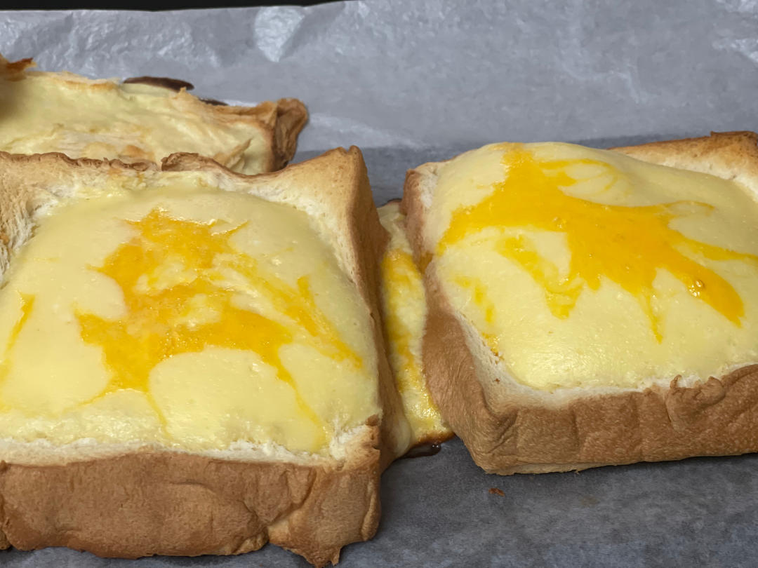 🔥㊙️吐司终极吃法‼️外酥里嫩的酸奶布丁吐司