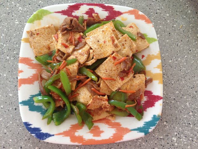 千叶豆腐小炒肉