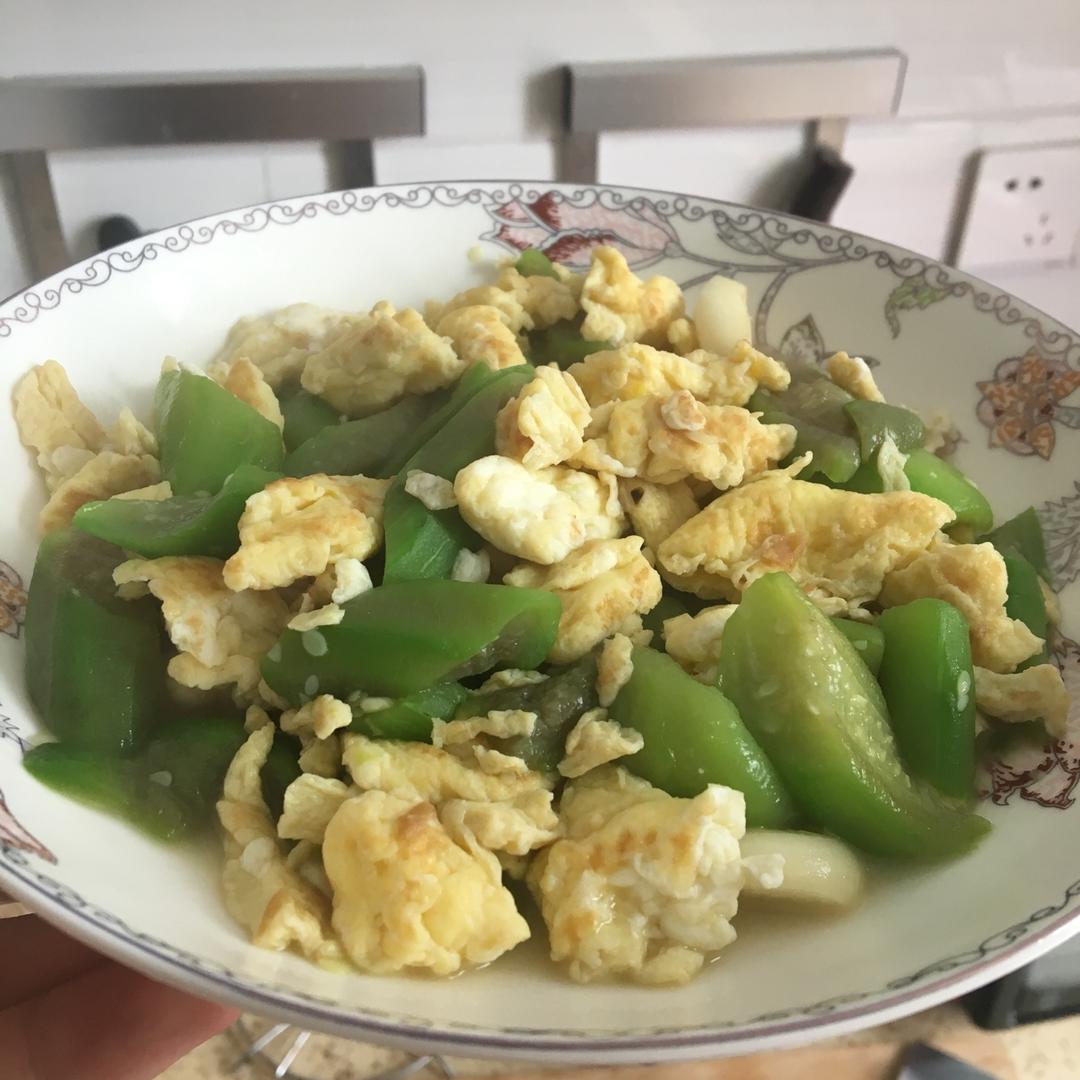 丝瓜炒蛋