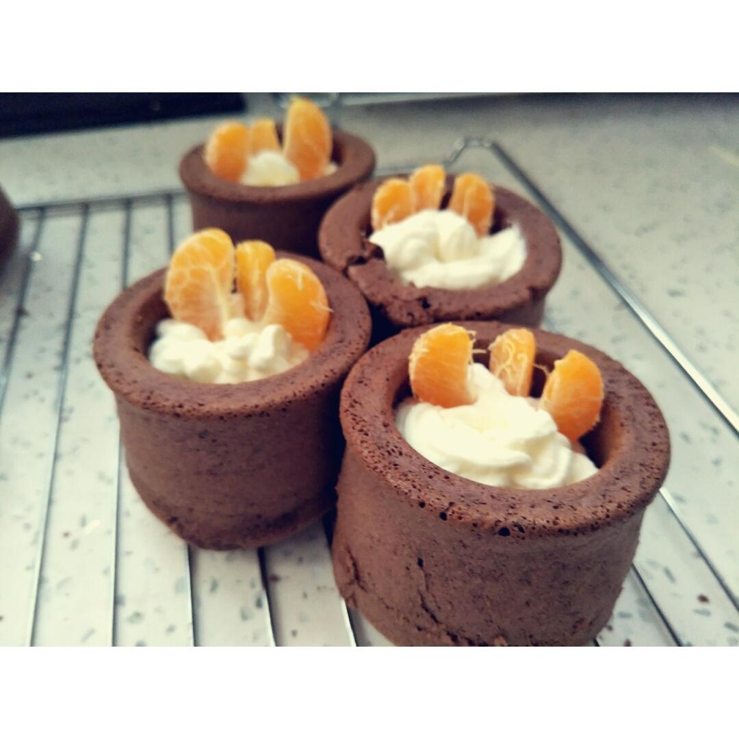 巧克力海绵杯子蛋糕