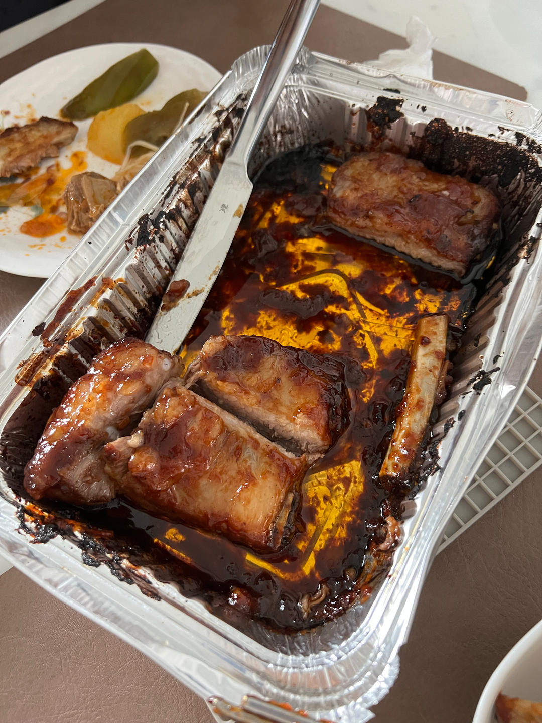 最简单的焦香软糯烤猪肋排