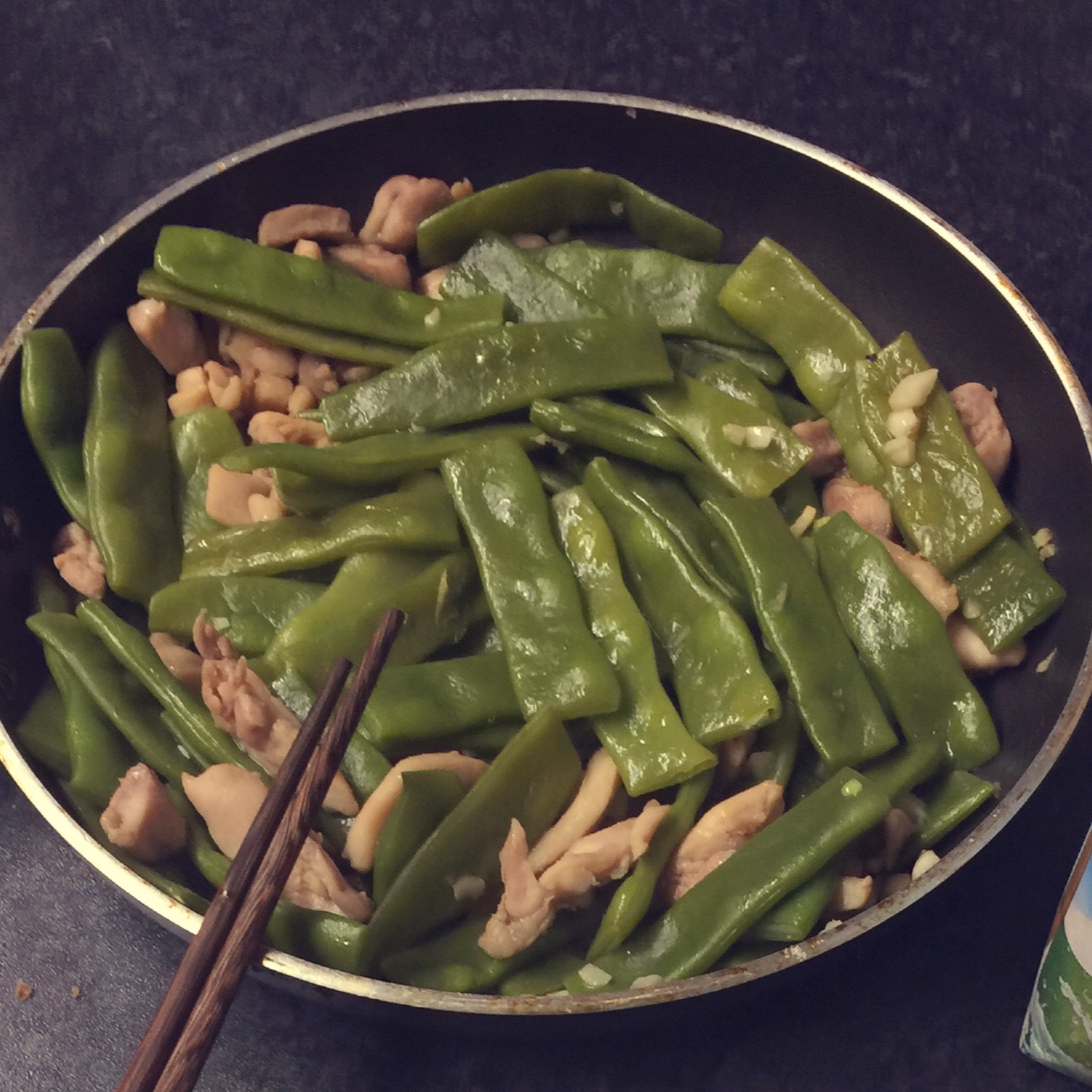 鸡肉豆角