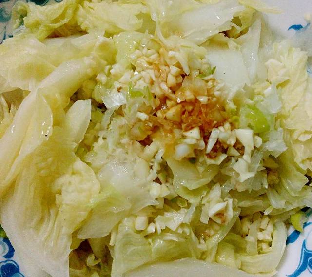 响油白菜