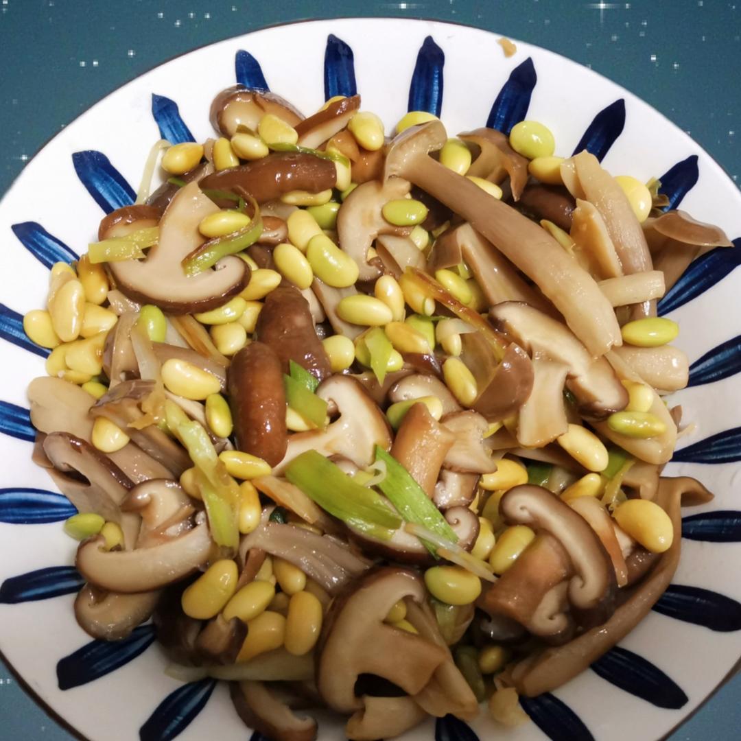 蘑菇毛豆米