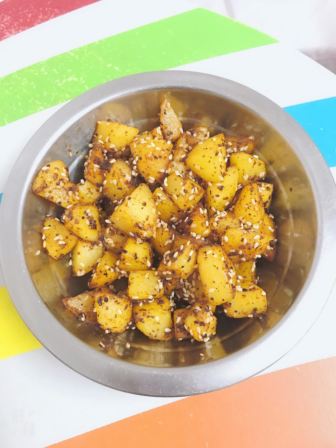 孜然土豆块的做法